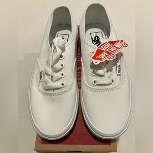 NIB Vans Authentic True White Sneakers